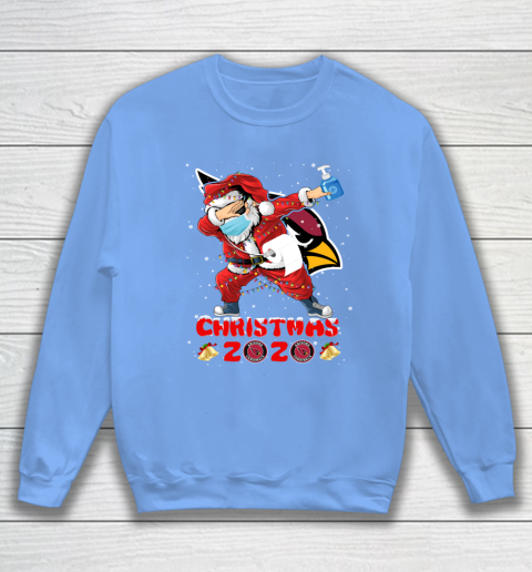 Arizona Cardinals Funny Santa Claus Dabbing Christmas 2020 NFL Sweatshirt 8