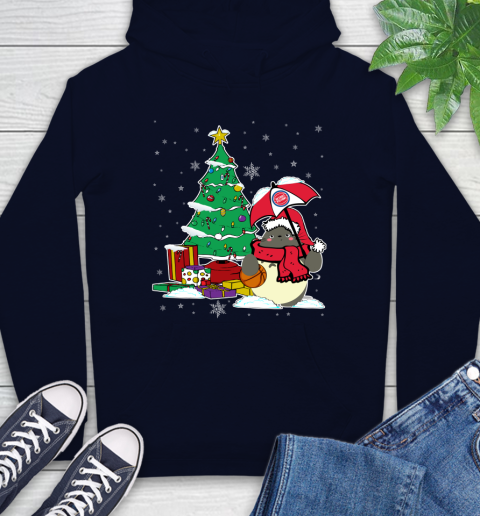 Detroit Pistons NBA Basketball Cute Tonari No Totoro Christmas Sports Hoodie 3