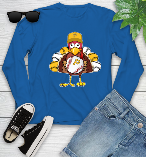 Pittsburgh Pirates Turkey thanksgiving Youth Long Sleeve 9