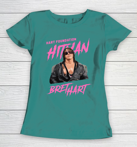 Bret Hart The Hitman Hart Foundation Women's T-Shirt 10
