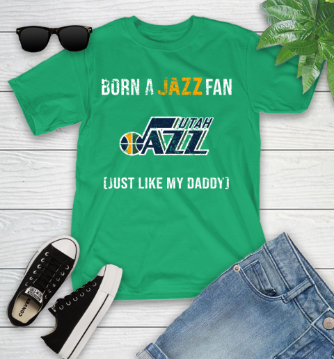 NBA Utah Jazz Loyal Fan Just Like My Daddy Basketball Shirt Youth T-Shirt 7