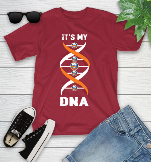 New York Islanders NHL Hockey It's My DNA Sports Youth T-Shirt 14