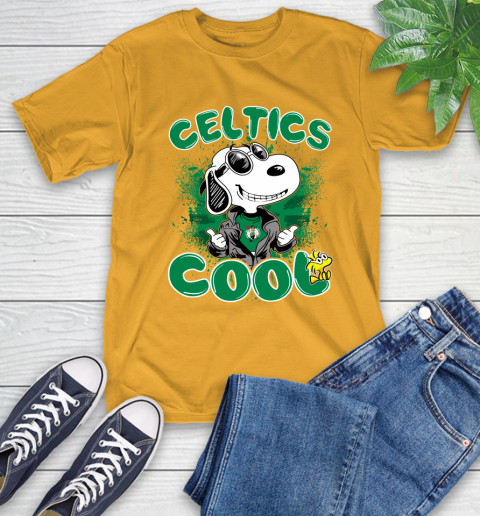 NBA Basketball Boston Celtics Cool Snoopy Shirt T-Shirt 2