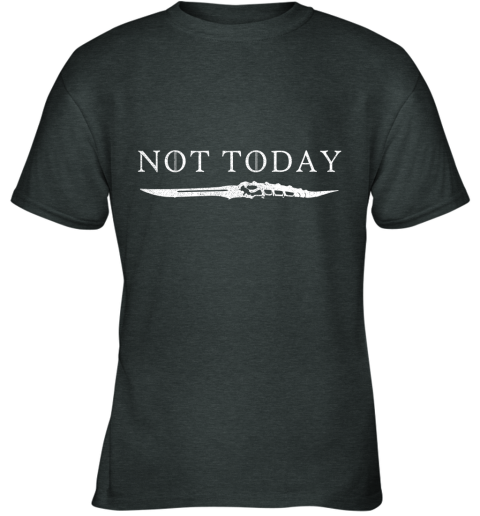 ocur not today death valyrian dagger game of thrones shirts youth t shirt 26 front dark heather
