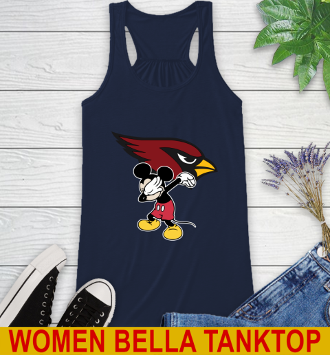Arizona Cardinals NFL Football Dabbing Mickey Disney Sports Racerback Tank 11