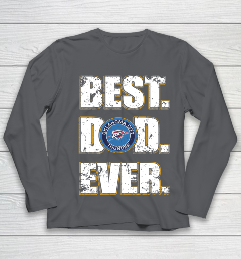 NBA Oklahoma City Thunder Basketball Best Dad Ever Family Shirt Youth Long Sleeve 6