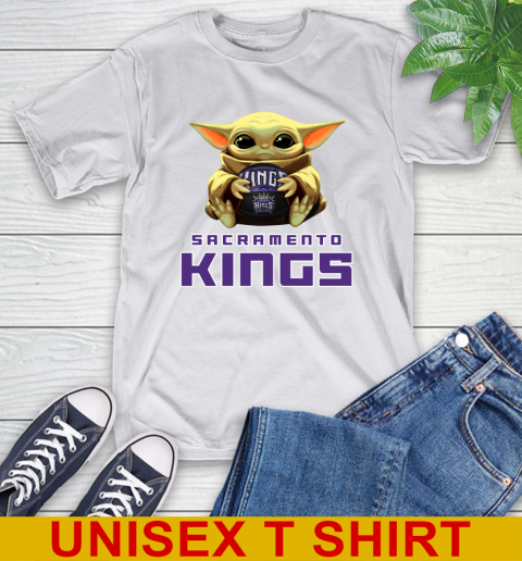 NBA Basketball Sacramento Kings Star Wars Baby Yoda Shirt 12