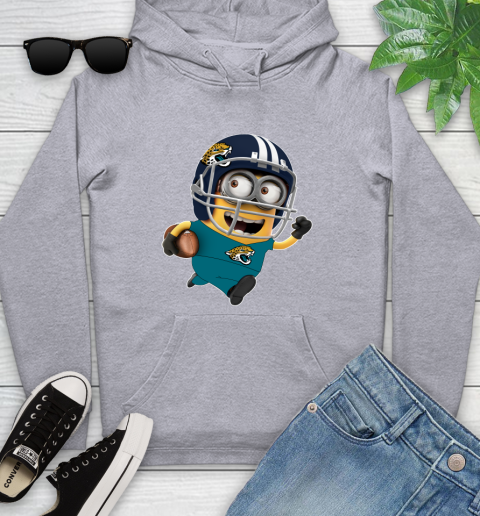 NFL Jacksonville Jaguars Minions Disney Football Sports Youth Hoodie 6