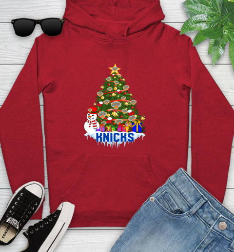 New York Knicks Merry Christmas NBA Basketball Sports Youth Hoodie 11