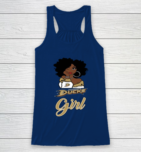 Anaheim Ducks Girl NHL Racerback Tank 7