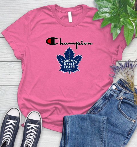 NHL Hockey Toronto Maple Leafs Champion Shirt Women's T-Shirt 11