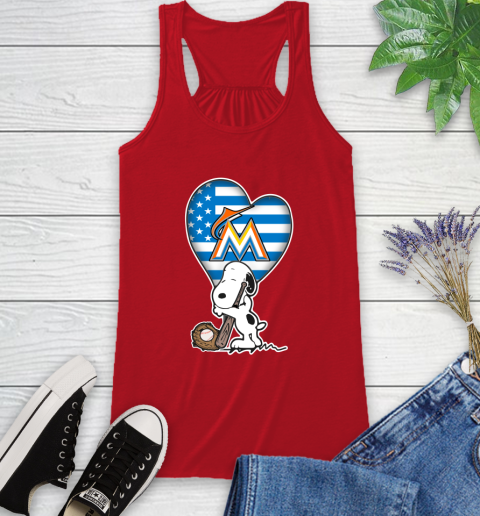 Milwaukee Brewers MLB Baseball The Peanuts Movie Adorable Snoopy (2) Racerback Tank 6