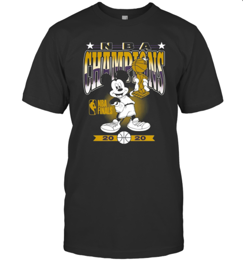 Lakers 2020 NBA Champions Mickey Mouse T-Shirt