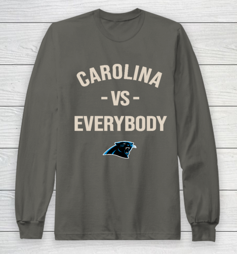 Carolina Panthers Vs Everybody Long Sleeve T-Shirt 5