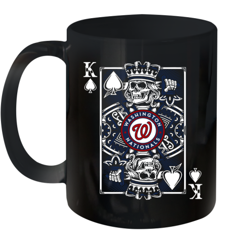 Washington Nationals MLB Baseball The King Of Spades Death Cards Shirt Ceramic Mug 11oz