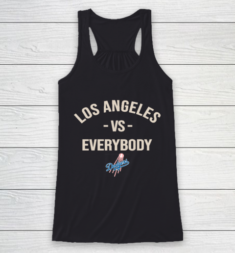 Los Angeles Dodgers Vs Everybody Racerback Tank