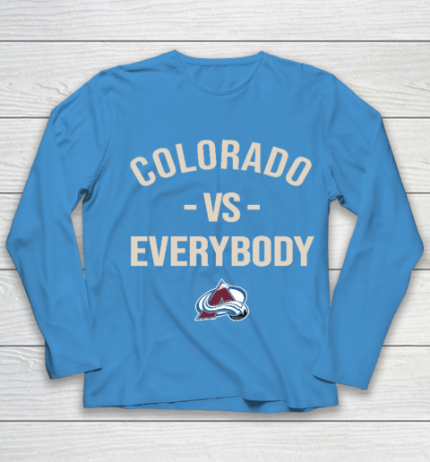 Colorado Avalanche Vs Everybody Youth Long Sleeve 5