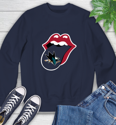 San Jose Sharks NHL Hockey Lips I Root For My Team Adoring Fan 27