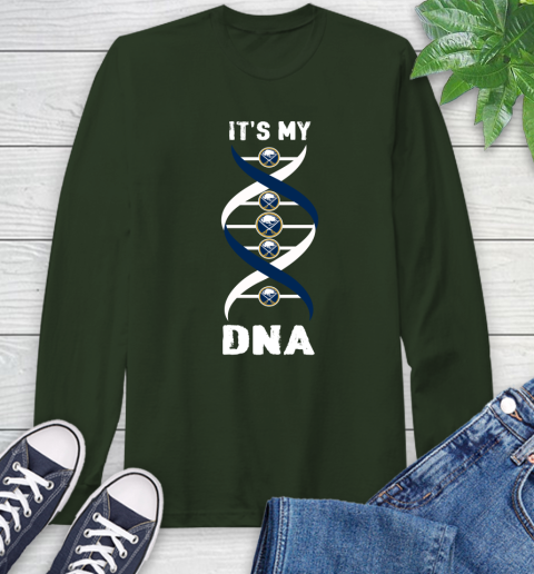Buffalo Sabres NHL Hockey It's My DNA Sports Long Sleeve T-Shirt 7
