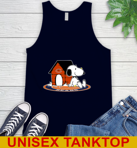 NFL Football Chicago Bears Snoopy The Peanuts Movie Shirt Tank Top 3