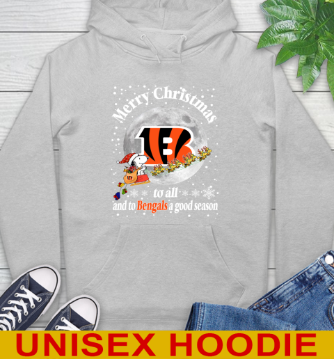 Cincinnati Bengals Merry Christmas To All And To Bengals A Good Season NFL Football Sports Hoodie 6