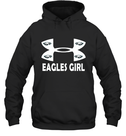 NFL Philadelphia Eagles Girl Under Armour Football Sports Hoodie