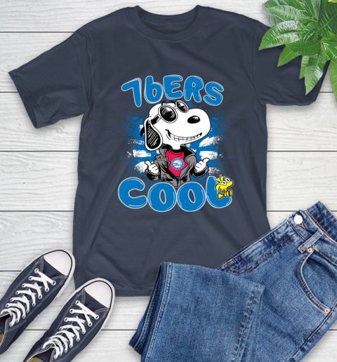 NBA Basketball Philadelphia 76ers Cool Snoopy Shirt T-Shirt 3