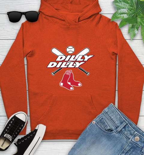 MLB Boston Red Sox Dilly Dilly Baseball Sports Youth Hoodie 5