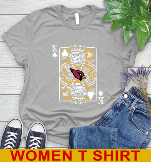 Arizona Cardinals NFL Football The King Of Spades Death Cards Shirt Women's T-Shirt 5