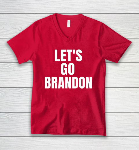 Let's Go Brandon FJB V-Neck T-Shirt 4