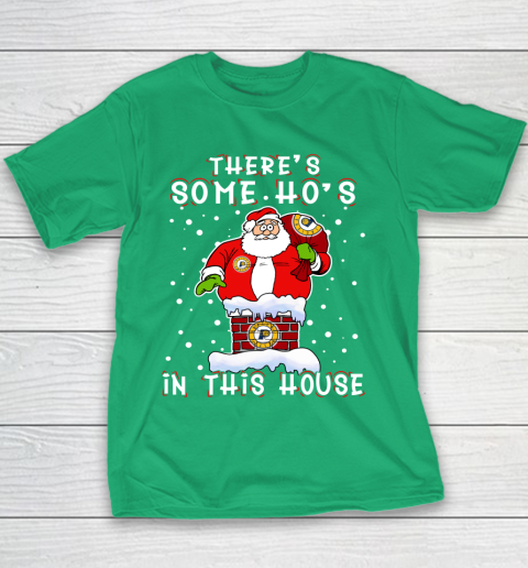 Indiana Pacers Christmas There Is Some Hos In This House Santa Stuck In The Chimney NBA Youth T-Shirt 3