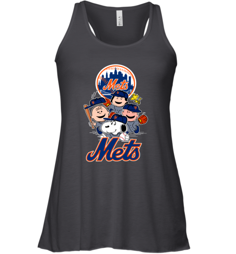 MLB New York Mets Snoopy Charlie Brown Woodstock The Peanuts Movie Baseball  T Shirt T-Shirt