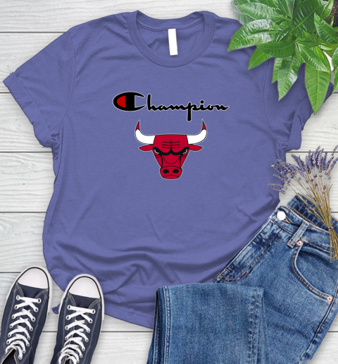 NBA Basketball Chicago Bulls Champion Shirt Women's T-Shirt 12