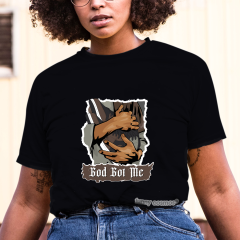 Air Jordan 1 Patina Matching Sneaker Tshirt God Got Me Brown and Black Jordan Tshirt