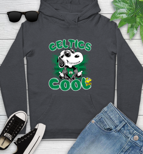 NBA Basketball Boston Celtics Cool Snoopy Shirt Youth Hoodie 8