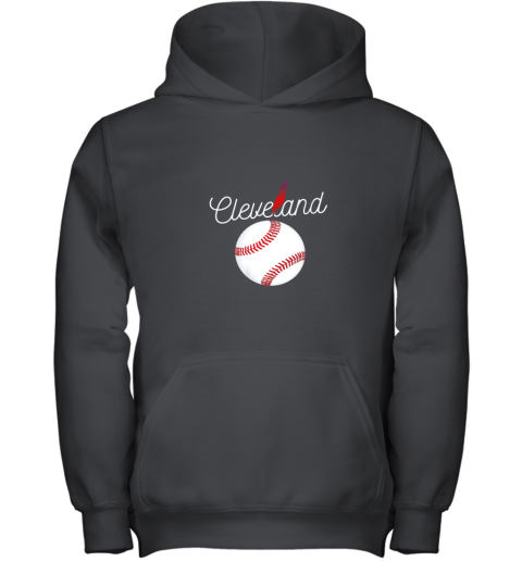 Cleveland Hometown Indian Tribe Shirt for Baseball Fans Youth Hoodie