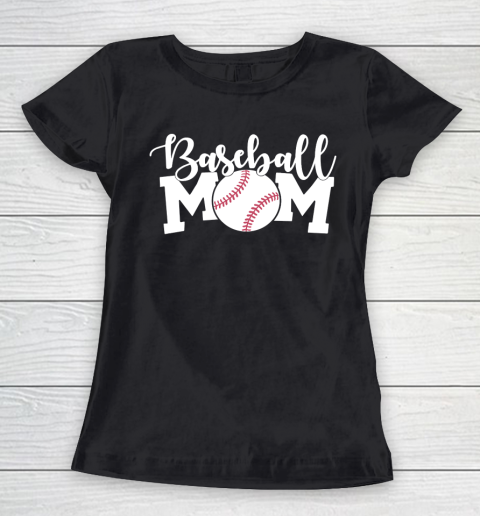 Mother's Day Funny Gift Ideas Apparel  Baseball Mom Shirt, Mom Shirts With Sayings, Mom Shirt Funny Women's T-Shirt