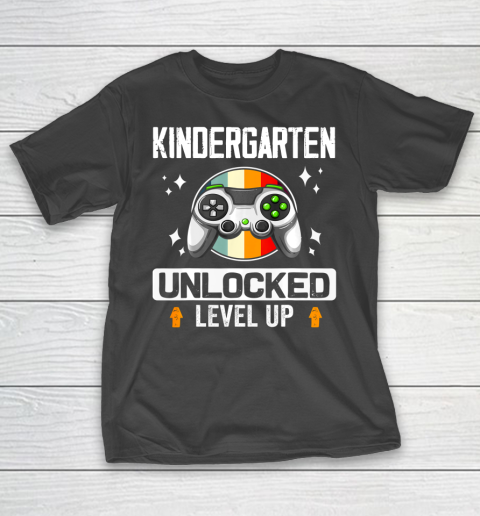 Next Level t shirts Kindergarten Unlocked Level Up Back To School Gamer T-Shirt