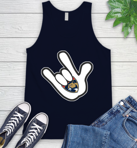 Florida Panthers NHL Hockey Mickey Rock Hand Disney Tank Top 3