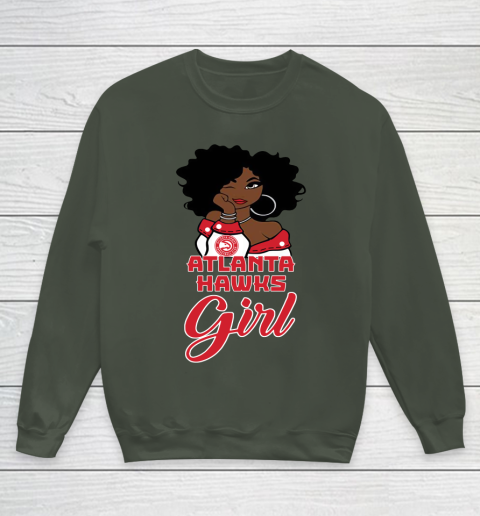 Atlanta Hawkss Girl NBA Youth Sweatshirt 10