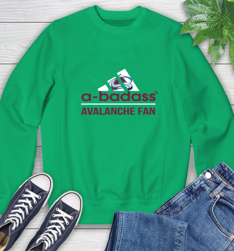 NHL A Badass Colorado Avalanche Fan Adidas Hockey Sports Sweatshirt