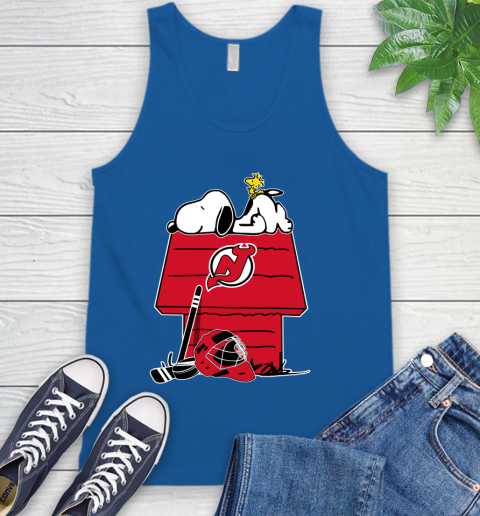 New York Islanders NHL Hockey Snoopy Woodstock The Peanuts Movie (2) Tank Top 5