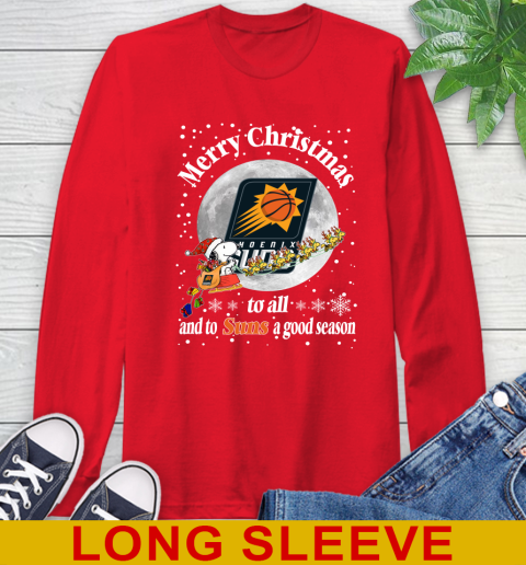 Phoenix Suns Merry Christmas To All And To Suns A Good Season NBA Basketball Sports Long Sleeve T-Shirt 12