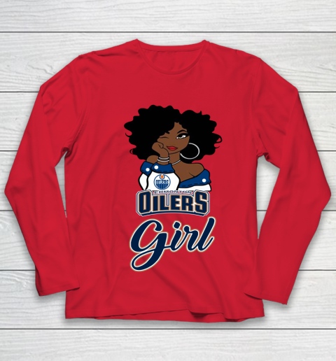 Edmonton Oilers Girl NHL Youth Long Sleeve 10