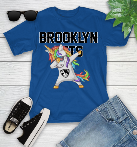 Brooklyn Nets NBA Basketball Funny Unicorn Dabbing Sports Youth T-Shirt 10 Brooklyn Nets NBA Basketball Funny Unicorn Dabbing Sports Youth T-Shirt - Image 10
