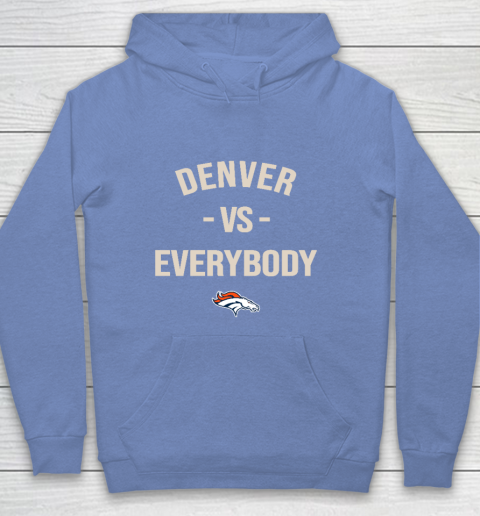Denver Broncos Vs Everybody Youth Hoodie - Image 9