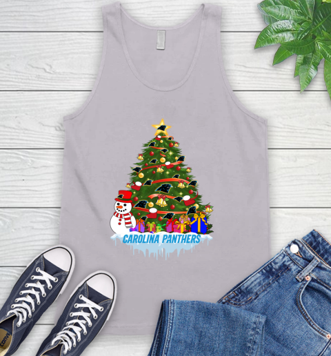 Carolina Panthers Merry Christmas NFL Football Sports Tank Top 4