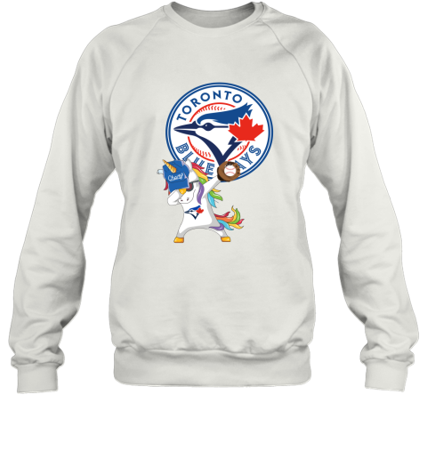 Hip Hop Dabbing Unicorn Flippin Love Toronto Blue Jays Sweatshirt