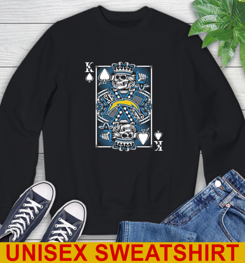 Los Angeles Chargers NFL Football The King Of Spades Death Cards Shirt Sweatshirt