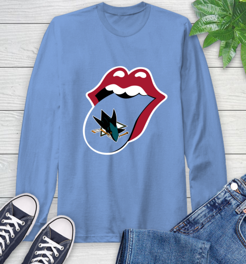 San Jose Sharks NHL Hockey Lips I Root For My Team Adoring Fan 68